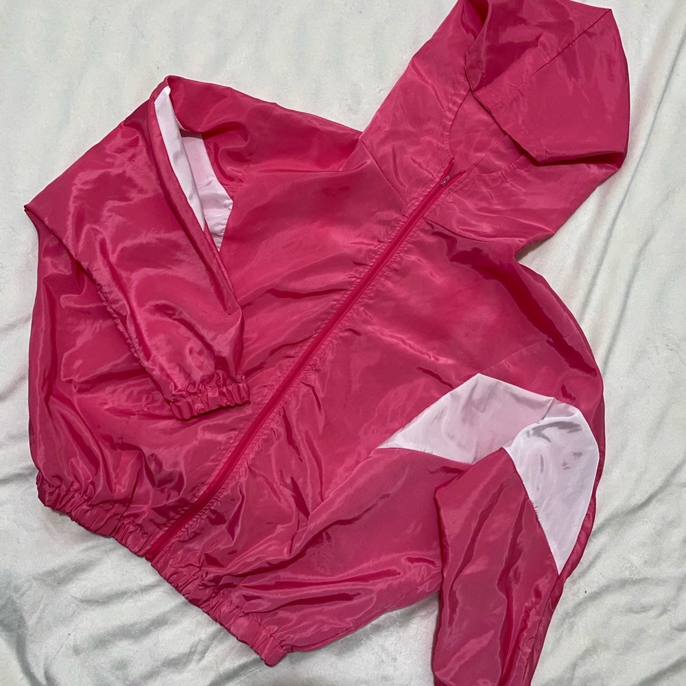 Pink windbreaker